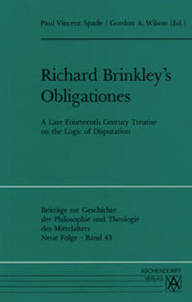 Spade / Wilson |  Richard Brinkley's Obligations | Buch |  Sack Fachmedien