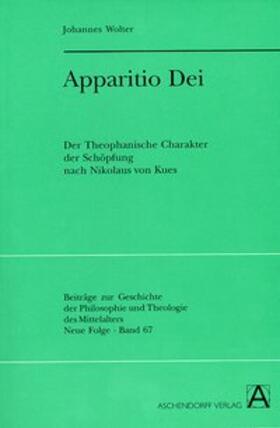 Wolter |  Apparitio Dei | Buch |  Sack Fachmedien