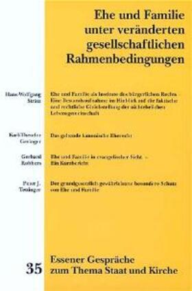 Marré / Krautscheidt / Stüting |  Essener Gespräche zum Thema Staat und Kirche 35 | Buch |  Sack Fachmedien
