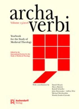  Archa Verbi, Volume 13/2016 | Buch |  Sack Fachmedien