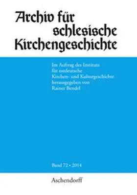  Archiv für schlesische Kirchengeschichte, Band 72-2014 | Buch |  Sack Fachmedien