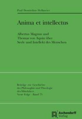 Hellmeier / Hellmeier OP |  Anima et intellectus | Buch |  Sack Fachmedien