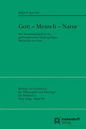 Joachim |  Gott - Mensch - Natur | Buch |  Sack Fachmedien