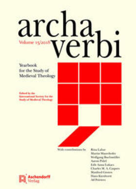 Archa Verbi, Volume 15/2018 | Buch |  Sack Fachmedien