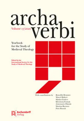  Archa Verbi, Volume 17/2020 | Buch |  Sack Fachmedien