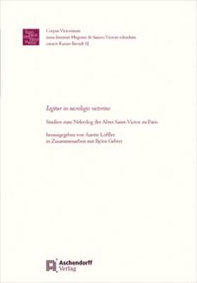 Löffler / Gebert |  Legitur in necrologio victorino | Buch |  Sack Fachmedien