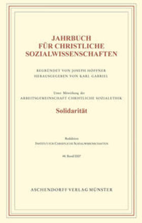 Gabriel |  Jahrbuch für christliche Sozialwissenschaften | Buch |  Sack Fachmedien