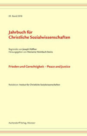 Heimbach-Steins |  Jahrbuch für christliche Sozialwissenschaften, Band 59 (2018) | Buch |  Sack Fachmedien