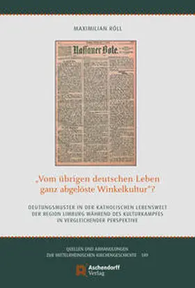 Röll |  "vom übrigen deutschen Leben ganz abgelöste Winkelkultur"? | Buch |  Sack Fachmedien