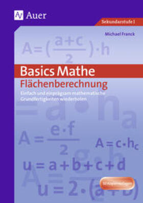 Frank / Schmidt / J. |  Basics Mathe: Flächenberechnung | Buch |  Sack Fachmedien