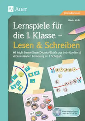 Kobl |  Lernspiele für die 1. Klasse - Lesen & Schreiben | Buch |  Sack Fachmedien