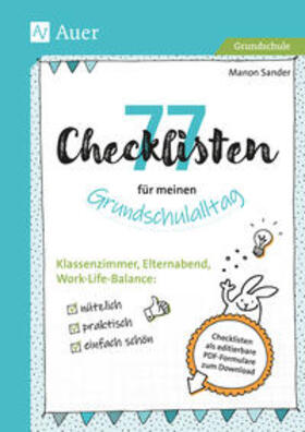 Sander |  77 Checklisten für meinen Grundschulalltag | Buch |  Sack Fachmedien