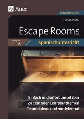 Schäfer |  Escape Rooms für den Spanischunterricht Lj. 1-6 | Buch |  Sack Fachmedien