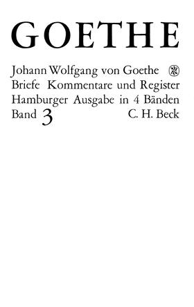 Goethe / Morawe |  Die Briefe der Jahre 1805-1821 | Buch |  Sack Fachmedien