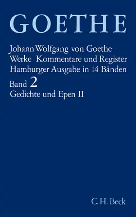 Goethe / Trunz |  Gedichte und Epen II | Buch |  Sack Fachmedien