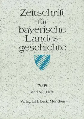 Kommission für bayerische Landesgeschichte bei der Bayerischen Akademie der Wissenschaften |  Zeitschrift für bayerische Landesgeschichte | Buch |  Sack Fachmedien