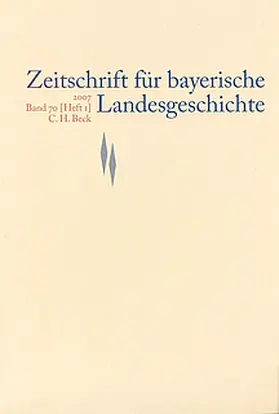  Zeitschrift für bayerische Landesgeschichte Band 85 Heft 1/2022 | Buch |  Sack Fachmedien