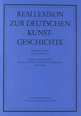 Schmitt |  Reallexikon zur deutschen Kunstgeschichte | Buch |  Sack Fachmedien