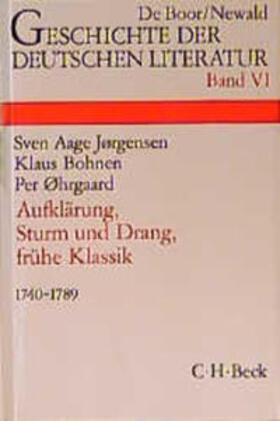 Jørgensen / Bohnen / Øhrgaard |  Geschichte der deutschen Literatur | Buch |  Sack Fachmedien