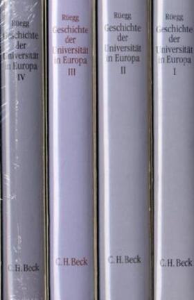 Rüegg / Hammerstein / Gieysztor |  Geschichte der Universität in Europa - Gesamtwerk in 4 Bänden | Buch |  Sack Fachmedien