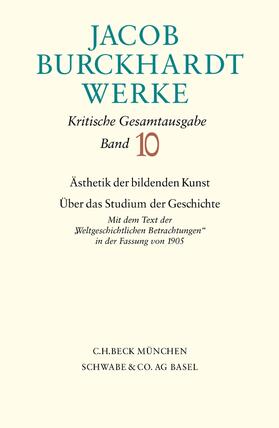 Burckhardt / Ganz |  Jacob Burckhardt Werke | Buch |  Sack Fachmedien