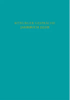 Stiftung Gesellschaft für Rechtspolitik, Trier |  Bitburger Gespräche  Jahrbuch 2002/II | Buch |  Sack Fachmedien