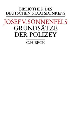 Sonnenfels / Ogris |  Grundsätze der Polizey | Buch |  Sack Fachmedien
