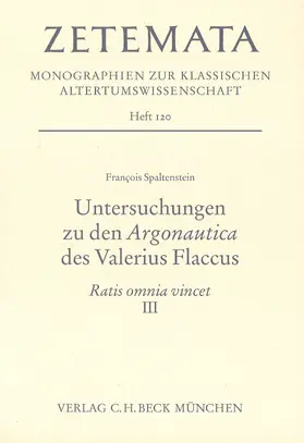 Spaltenstein |  Untersuchungen zu den Argonautica des Valerius Flaccus | Buch |  Sack Fachmedien