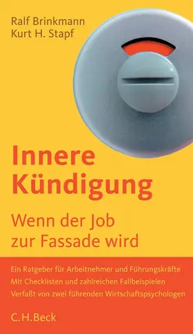 Brinkmann / Stapf |  Innere Kündigung | Buch |  Sack Fachmedien