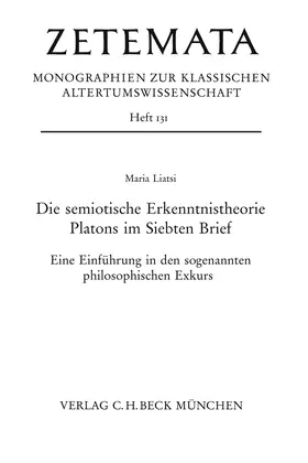 Liatsi |  Die semiotische Erkenntnistheorie Platons im siebten Brief | Buch |  Sack Fachmedien