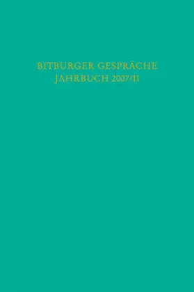 Stiftung Gesellschaft für Rechtspolitik, Trier |  Bitburger Gespräche  Jahrbuch 2007/II | Buch |  Sack Fachmedien