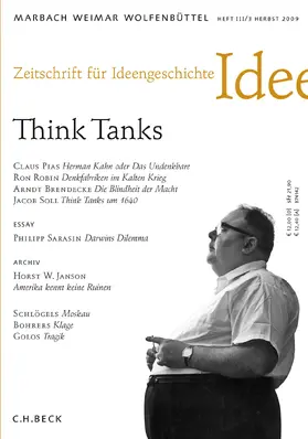  Zeitschrift für Ideengeschichte Heft III/3 Herbst 2009: Think Tanks | Buch |  Sack Fachmedien