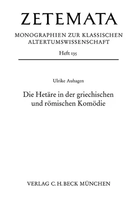 Auhagen |  Die Hetäre in der griechischen und römischen Komödie | Buch |  Sack Fachmedien