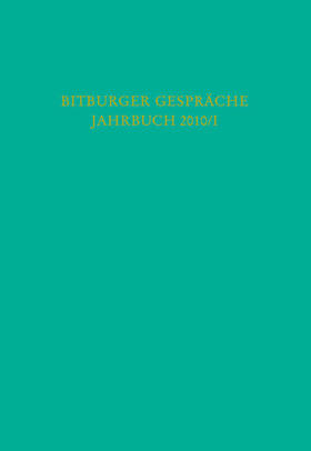 Stiftung Gesellschaft für Rechtspolitik, Trier |  Bitburger Gespräche  Jahrbuch 2010/I | Buch |  Sack Fachmedien