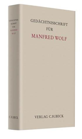 Dammann / Grunsky / Pfeiffer |  Gedächtnisschrift für Manfred Wolf | Buch |  Sack Fachmedien
