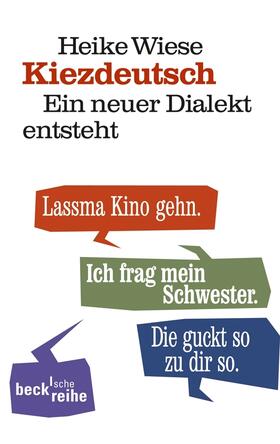 Wiese |  Kiezdeutsch | Buch |  Sack Fachmedien