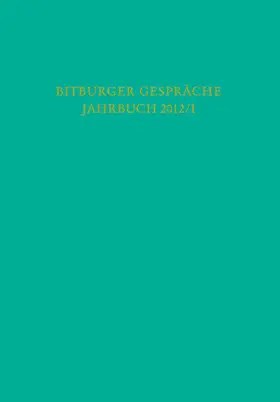 Stiftung Gesellschaft für Rechtspolitik, Trier |  Bitburger Gespräche  Jahrbuch 2012/I | Buch |  Sack Fachmedien