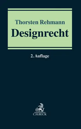 Rehmann |  Designrecht | Buch |  Sack Fachmedien