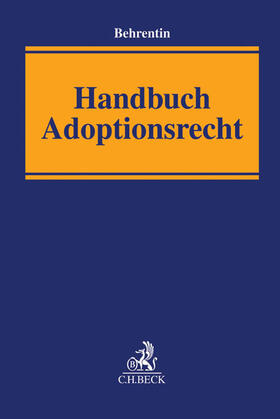 Behrentin |  Handbuch Adoptionsrecht | Buch |  Sack Fachmedien