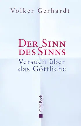 Gerhardt |  Der Sinn des Sinns | Buch |  Sack Fachmedien