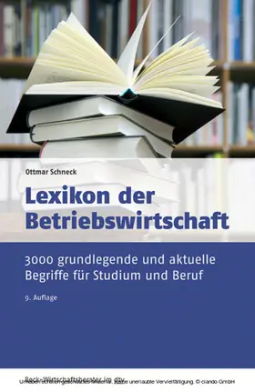 Schneck |  Lexikon der Betriebswirtschaft | eBook | Sack Fachmedien