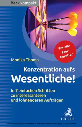 Thoma | Konzentration aufs Wesentliche! | E-Book | sack.de