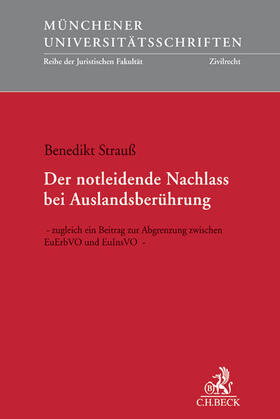 Strauß |  Der notleidende Nachlass bei Auslandsberührung | Buch |  Sack Fachmedien