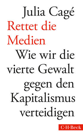 Cagé |  Rettet die Medien | eBook | Sack Fachmedien