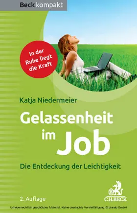 Niedermeier | Gelassenheit im Job | E-Book | sack.de