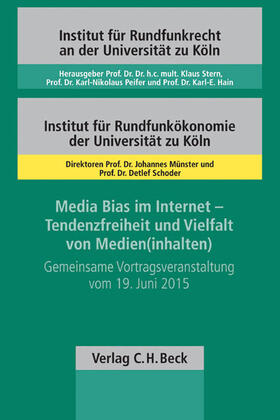  Media Bias im Internet - Tendenzfreiheit und Vielfalt von Medien(inhalten) | Buch |  Sack Fachmedien
