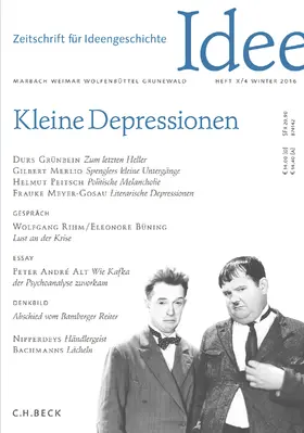 Klenner / Raulff | Zeitschrift für Ideengeschichte Heft X/4 Winter 2016 | E-Book | sack.de