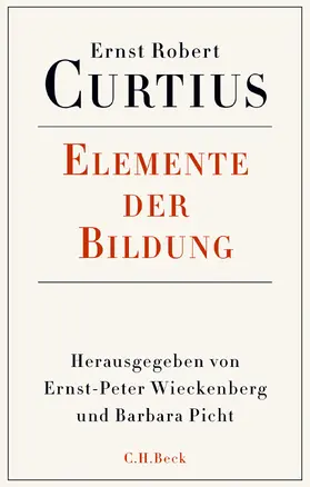 Curtius / Wieckenberg / Picht |  Elemente der Bildung | Buch |  Sack Fachmedien