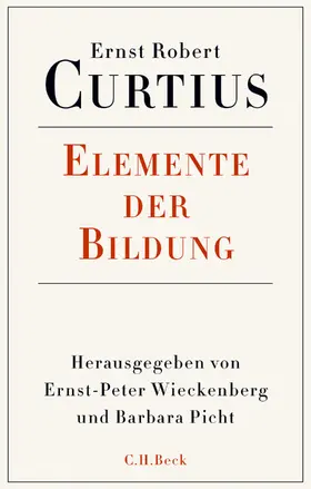 Curtius / Wieckenberg / Picht |  Elemente der Bildung | eBook | Sack Fachmedien