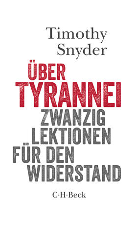 Snyder |  Snyder, T: Über Tyrannei | Buch |  Sack Fachmedien